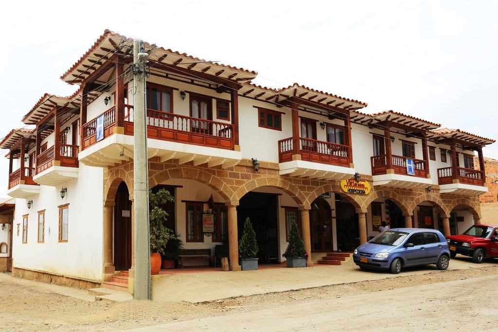 Hospederia Villa De Los Saenz Виля Де Лейва Стая снимка